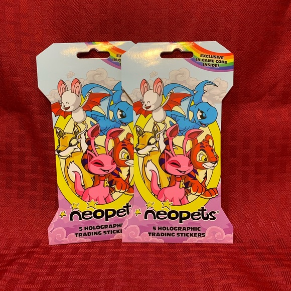 Neopets Holographic Trading Stickers - 2 pk - Picture 1 of 2